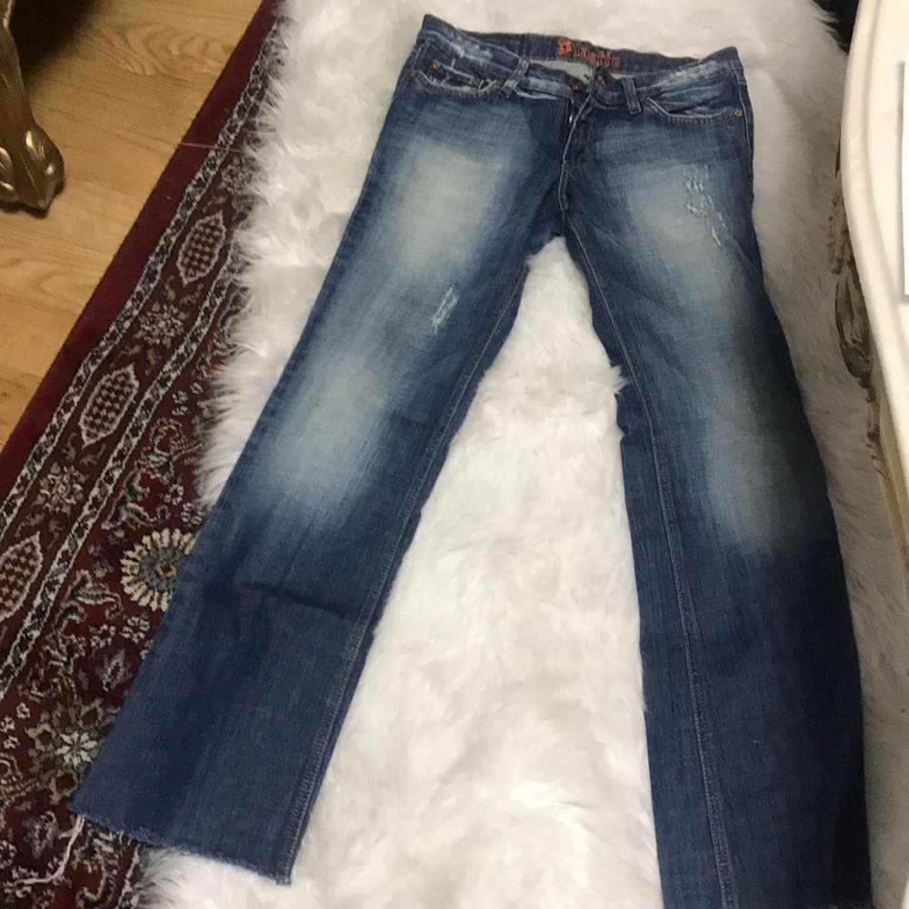 PLASTIC BY FLY JEANS SIZE 5